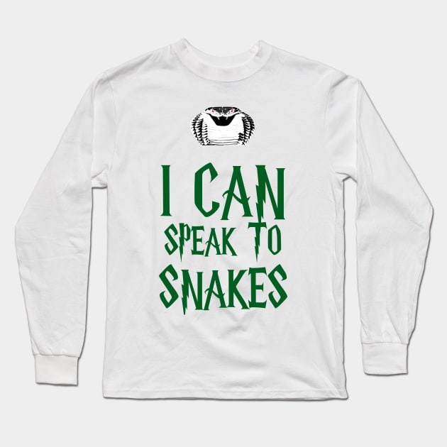 I Can To Speak To Snakes Long Sleeve T-Shirt by babydollchic